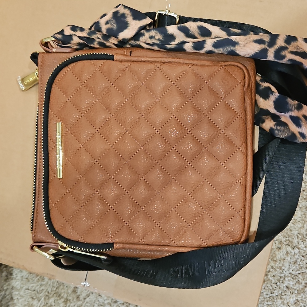 Steve Madden Brown crossbody bag, NWOT - Picture 5 of 8